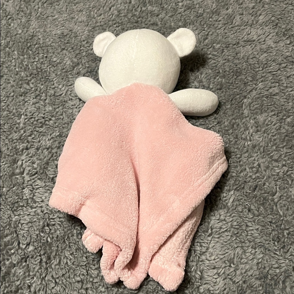 Forever Baby Charming Pink Unicorn Plush Security Blanket Lovey Stuffed Animal - Picture 8 of 9